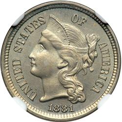 1881 Nickel 3C