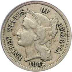 1882 Nickel 3C