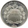 Image 1 : 1876 Shield 5C NGC MS65