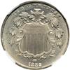 Image 1 : 1882 Shield 5C NGC MS66