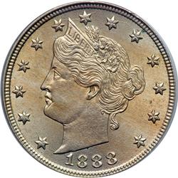1888 Liberty 5C PCGS MS64+