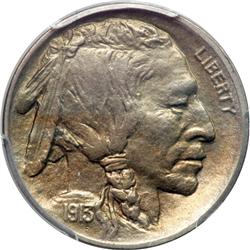1913-S Buffalo 5C. Type 2
