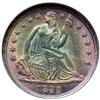 Image 1 : 1838 Liberty Seated H10C. Stars, No Drapery