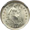 Image 1 : 1857 Liberty Seated H10C NGC MS67