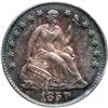 Image 1 : 1857 Liberty Seated H10C