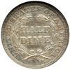 Image 2 : 1859 Liberty Seated H10C NGC AU58