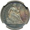 Image 1 : 1863 Liberty Seated H10C NGC MS66