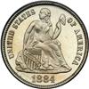 Image 1 : 1884 Liberty Seated 10C