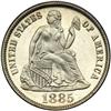 Image 1 : 1885 Liberty Seated 10C