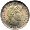 Image 1 : 1897 Barber 10C NGC MS65