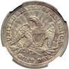 Image 2 : 1853 Liberty Seated 25C. Arrows & Rays NGC EF45