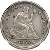 Image 1 : 1873 Liberty Seated 25C. Arrows NGC AU50