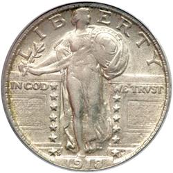 1918/7-S Liberty Standing 25C