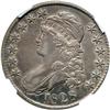 Image 1 : 1828 Bust 50C. Curl Base, No Knob 2