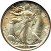 Image 1 : 1918-D Liberty Walking 50C NGC MS64