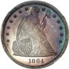 Image 1 : 1864 Liberty Seated $1 NGC Proof 68