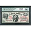 Image 1 : 1875, $1 United States Note. PMG Gem Uncirculated 66EPQ