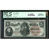 Image 1 : 1880, $5 United States Note. PCGS Gem New 66PPQ