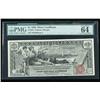 Image 1 : 1896, $1 Silver Certificate. PMG Choice Uncirculated 64