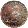Image 1 : 1875 Pattern Trade Dollar. Copper Reeded Edge. Judd-142