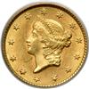 Image 1 : 1853 $1 Gold Liberty