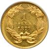 Image 2 : 1871 $1 Gold Indian