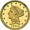 Image 1 : 1898 $2.50 Liberty NGC PF64 UC