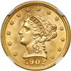Image 1 : 1902 $2.50 Liberty NGC MS65