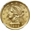 Image 1 : 1903 $2.50 Liberty NGC MS68
