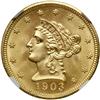 Image 1 : 1903 $2.50 Liberty NGC MS68