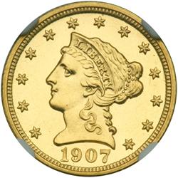 1907 $2.50 Liberty NGC PF66 CAM