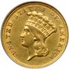 Image 1 : 1854 $3 Gold