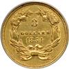 Image 2 : 1854 $3 Gold