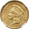 Image 1 : 1854 $3 Gold