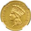 Image 1 : 1857 $3 Gold NGC AU55