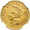 Image 1 : 1857-S $3 Gold