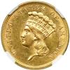 Image 1 : 1860 $3 Gold NGC MS61