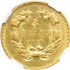 Image 2 : 1860 $3 Gold NGC MS61