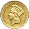 Image 1 : 1869 $3 Gold