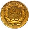Image 2 : 1876 $3 Gold