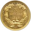 Image 2 : 1885 $3 Gold