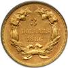 Image 2 : 1886 $3 Gold