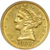 1854-O $5 Liberty