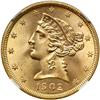 1902 $5 Liberty NGC MS67
