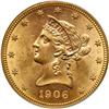 Image 1 : 1906-D $10 Liberty