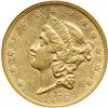 1866-S $20 Liberty. No Motto NGC AU55