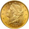 Image 1 : 1904 $20 Liberty