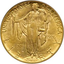 1926 Sesquicentennial Gold $2.50