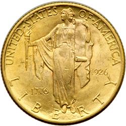 1926 Sesquicentennial Gold $2.50