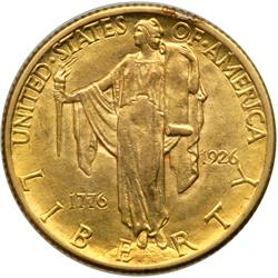 1926 Sesquicentennial Gold $2.50